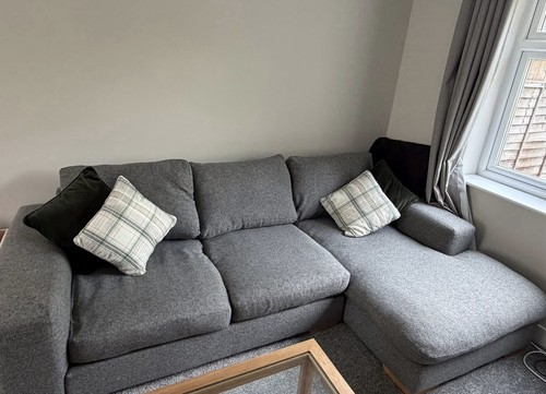 Next corner sofa grey - corner,