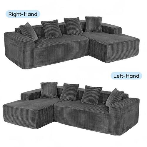Shaped corner sofa - l-shaped, with