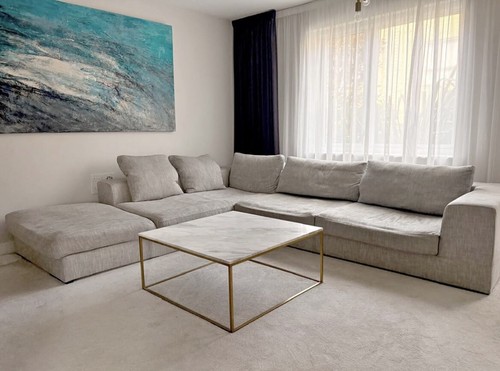 Large grey italian seater - italian,