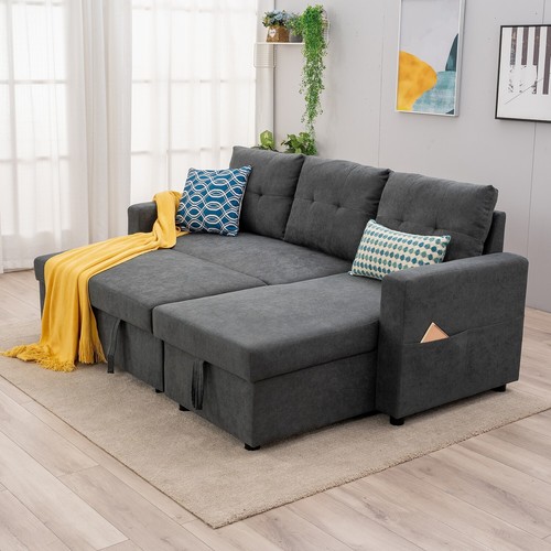 Linen faux leather - linen/faux, sofa