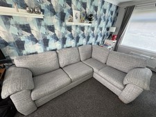 Grey Left Hand Corner Sofa
