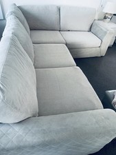Light Grey Corner Sofa –